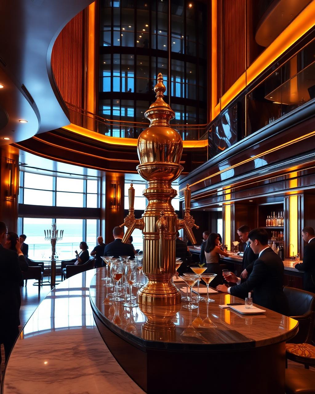 Aurora Cruises — Atrium-Lounge · Signature-Bar